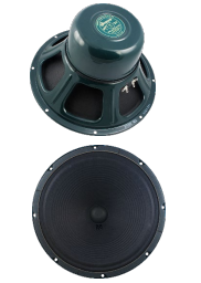 A speaker is shown with its bottom half open.